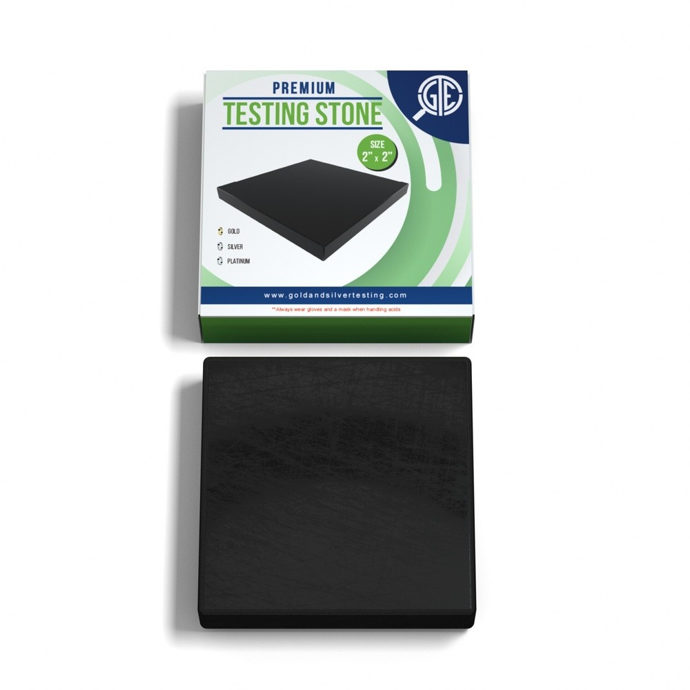 Gold Testing Kit 14k 18k Solution Acid with Scratch Stone Test Gold Authenticity