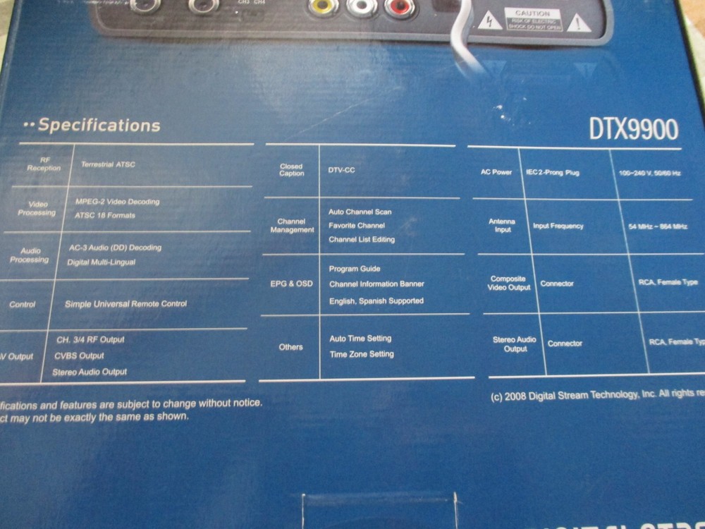 Digital Stream DTX9900 Open Box