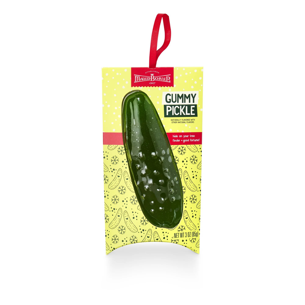 Pickle Lover's Dream: Giant Gummy Pickle! 🥒💚