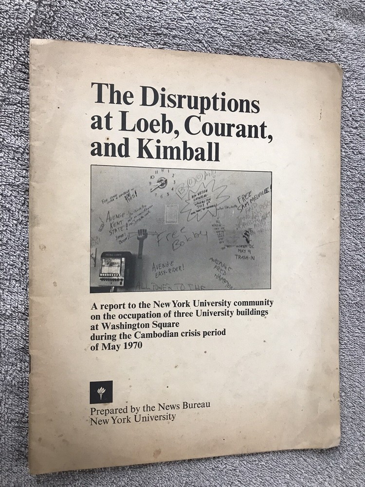 NYU May 1970 Occupation Report 24 pages
