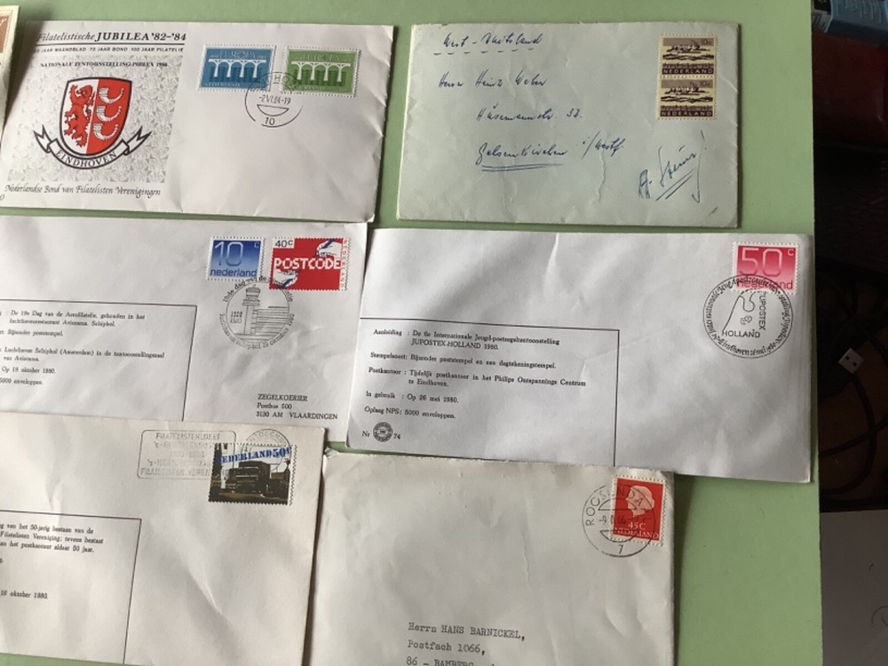 Netherlands & colonies covers 9 items Ref A2107