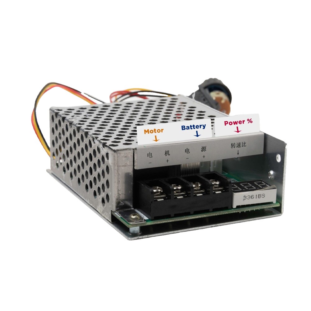 For DC 10-55V 40A Motor Speed Controller Reversible PWM Control