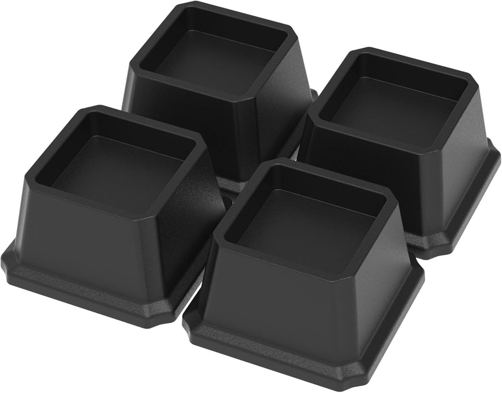 Heavy Duty Bed Risers 2 Inch 1500 lbs 4 Pack