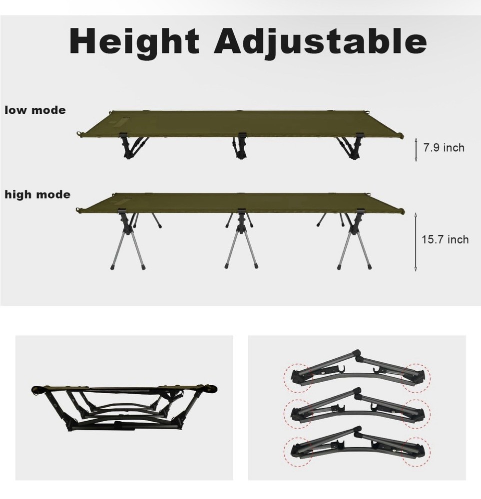 Camvil Easy COT L210 - 210*78*38(cm)