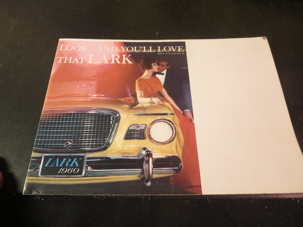 Original 1960 Lark Studebaker Fold Out Sales Brochure