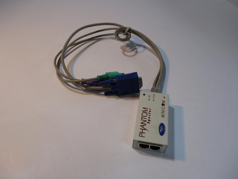 Minicom 1SU51003/R PHANTOM Specter PS/2 Cable KVM Switch