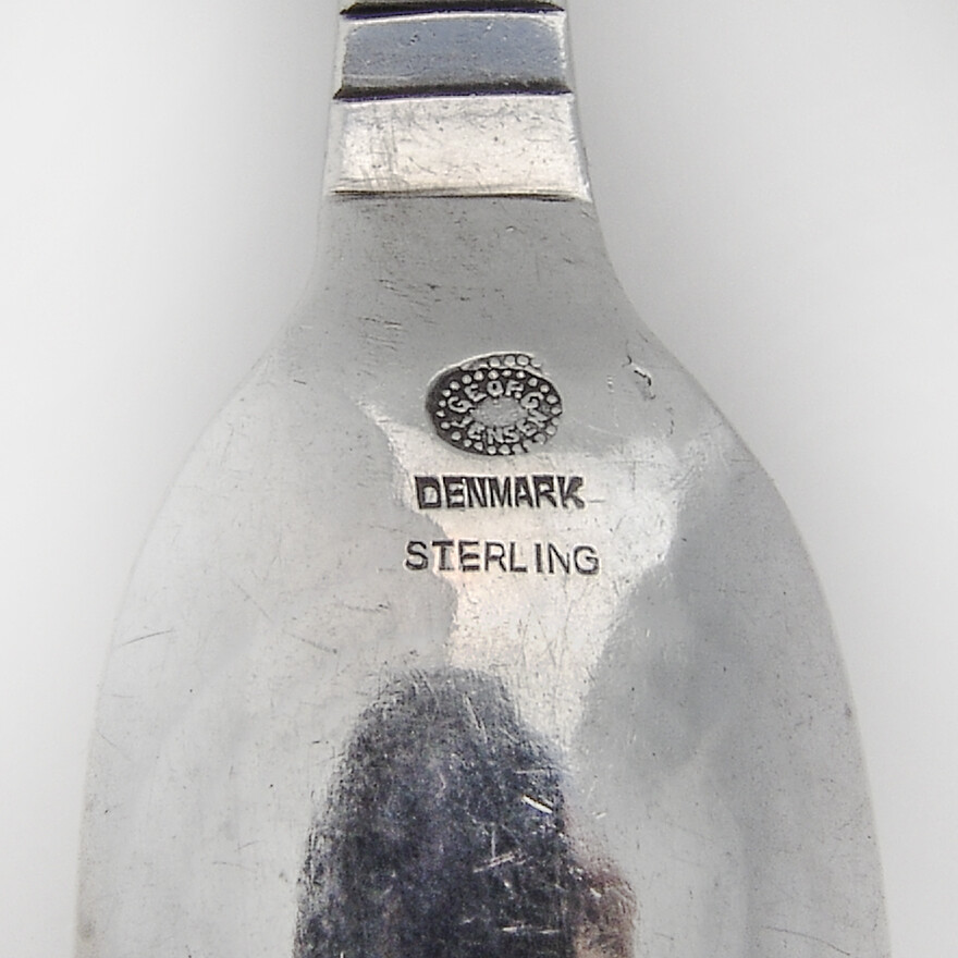 Georg Jensen Continental Cheese Scoop Sterling Silver 1908