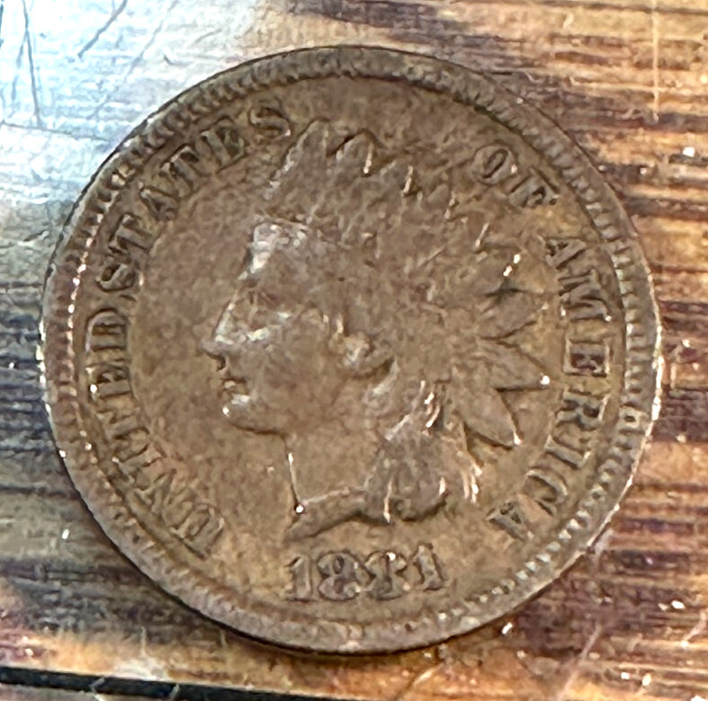 1881 Indian Cent Nice Original Choice VF CHRC