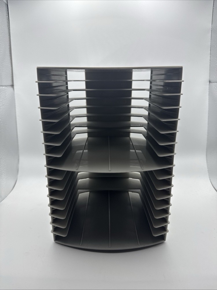 vintage Kensington stackable CD storage tower rack from the early 2000s Holds 16
