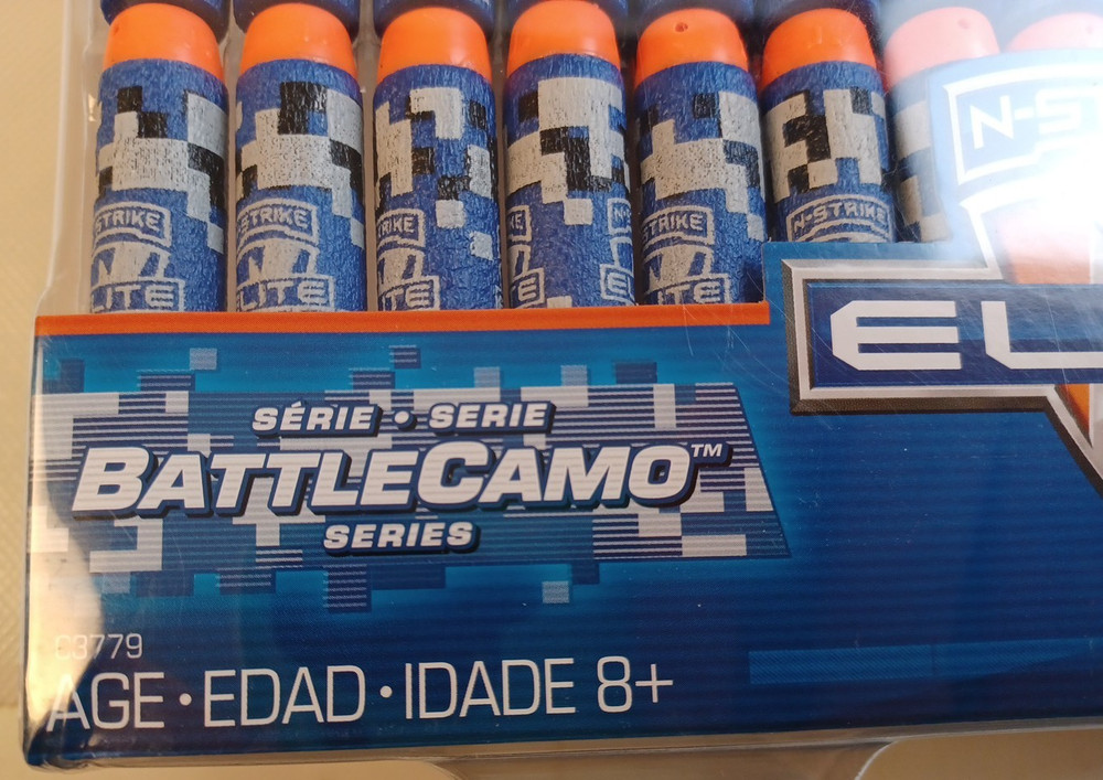 New NERF N-Strike Elite 75/Pack Dart Refill Pack Battle Camo Hasbro