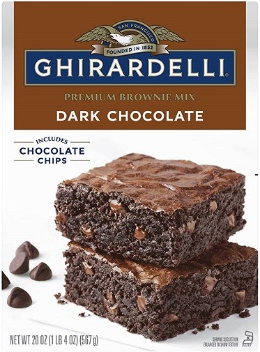 Ghirardelli Dark Chocolate Brownie Mix 2 Pack
