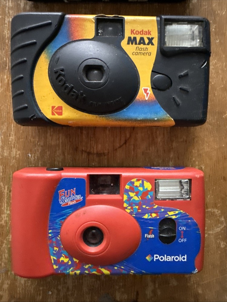 Lot Of 6 Empty Single Use Cameras - USED UP