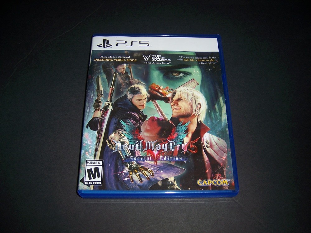 Authentic Case Artwork ONLY - Devil May Cry 5 Five PlayStation 5 PS5 Box
