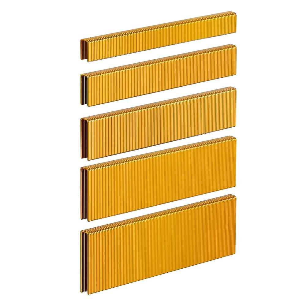 18 Gauge Narrow Crown Staples Assorted Sizes - Rust Resistant 2000 Pcs
