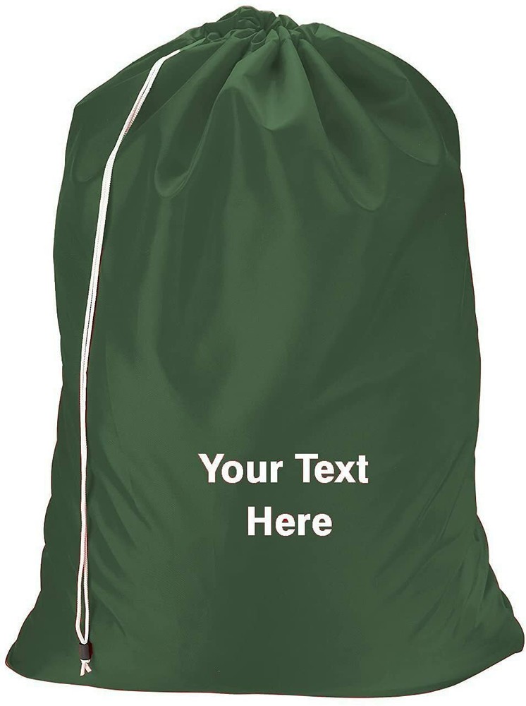 Gilbin Personalized Nylon Laundry Bag - Locking Drawstring Closure