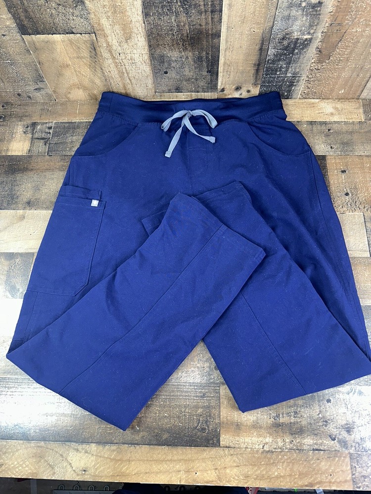 Figs Technical Collection Scrub Set Pants Top Dark Blue Medium