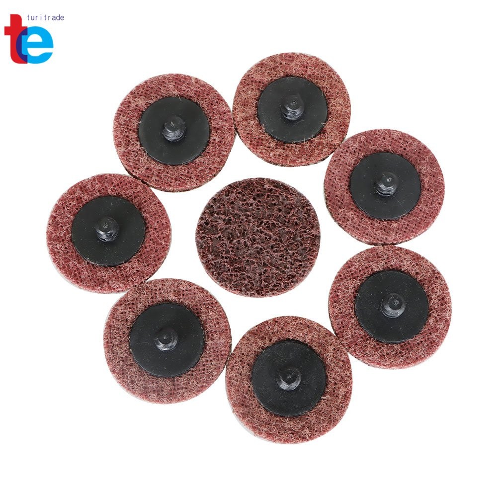 2" Medium Surface Conditioning Roll Lock Sanding Discs For Die Grinder 50 Pack
