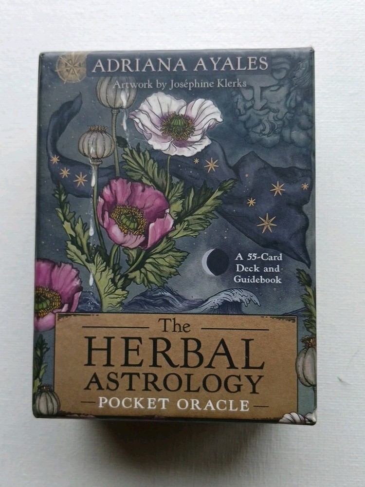 Herbal Astrology Pocket Oracle 55-Card Deck & Guidebook