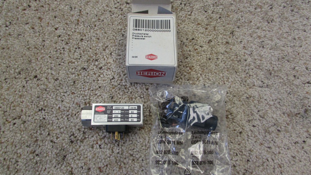 Herion 0880120 Pressure Switch NIB