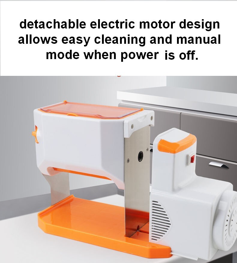 Electric and Manual Dough Roller Sheeter Noodle Pasta Dumpling Maker Machine