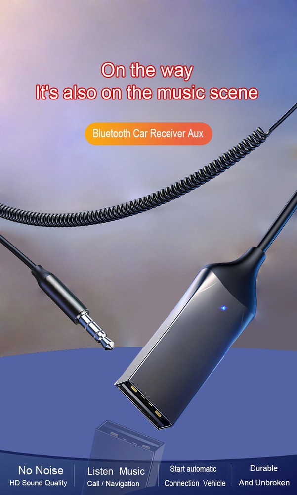 Bluetooth Transmitter Wireless Receiver USB Aux Adapter For Car Audio Speaker