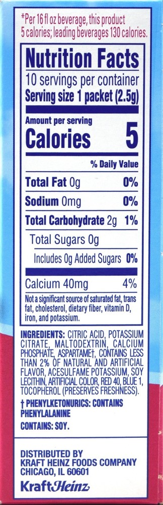 4 10-Packet Boxes Crystal Light Raspberry Lemonade On The Go Drink Mix