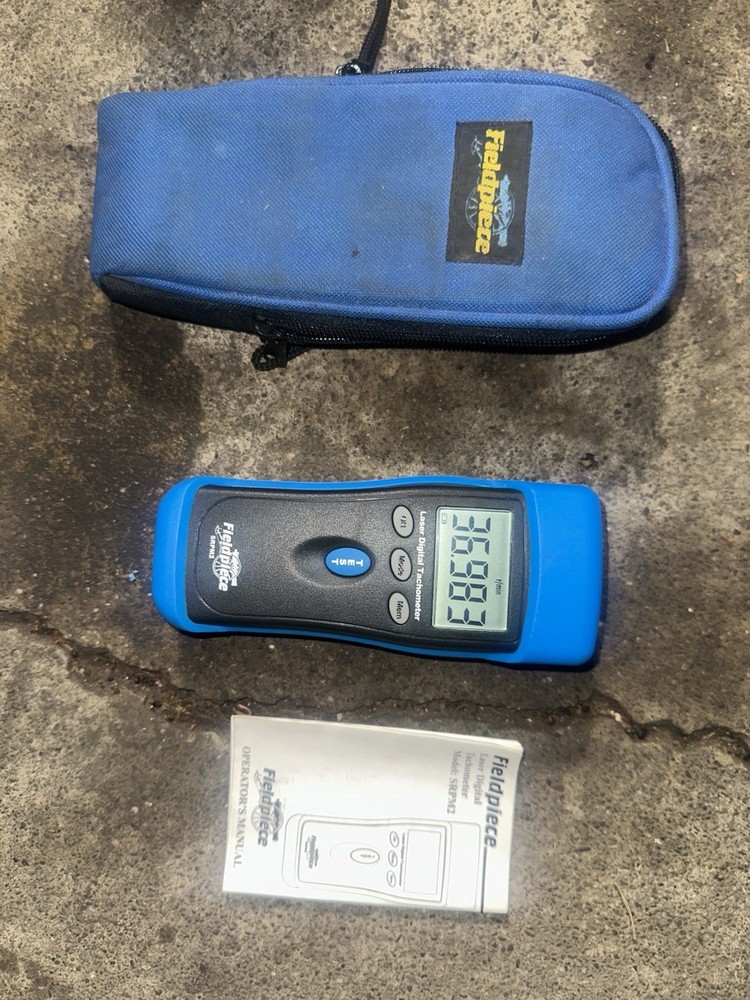 fieldpiece srpm2 lacer digital tachometer