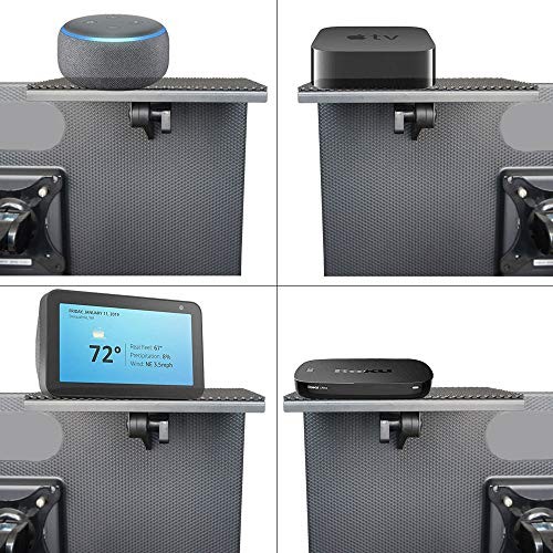 TV Top Shelf Mounting Bracket 8 Inch Flat Panel Mount Adjustable Mount 1 Pack