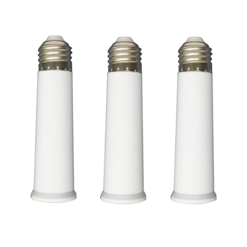 E26 Socket Extender 4.72in – 3 Pack Light Bulb Adapter for Ultimate Brightness
