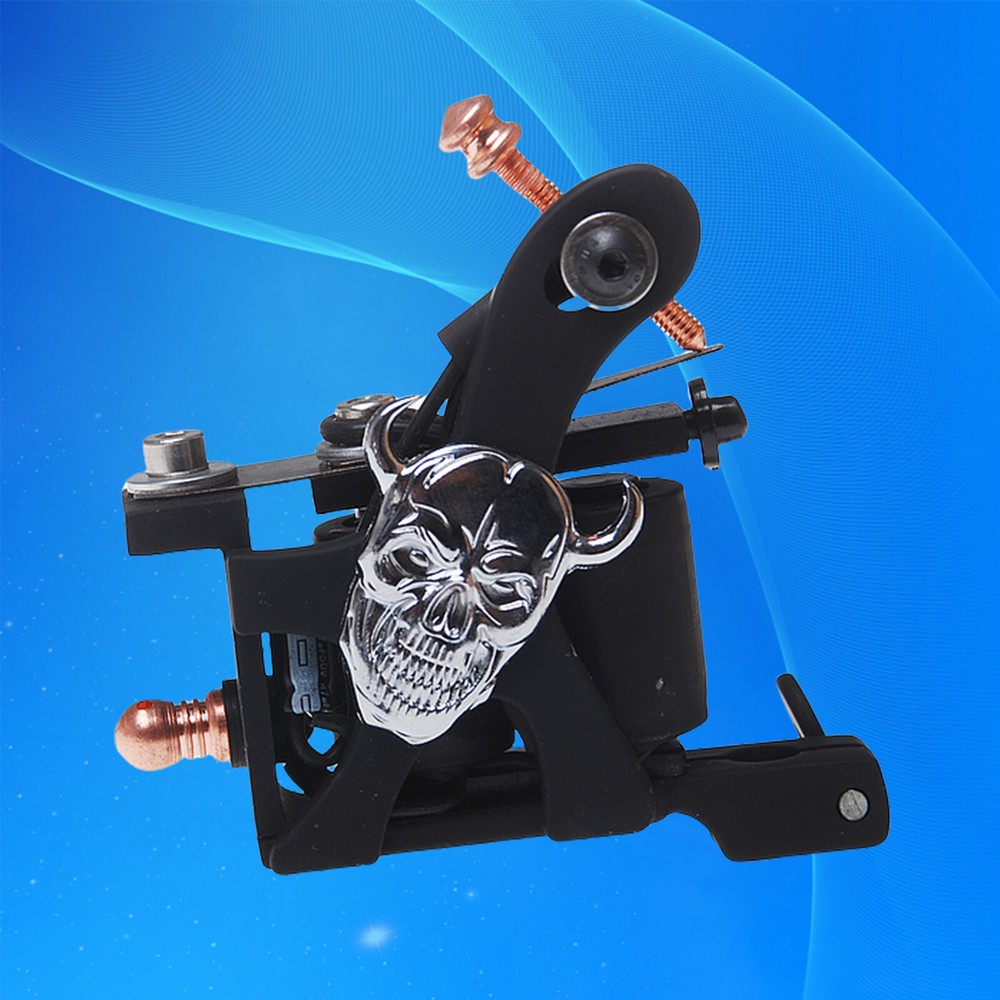 Cast Iron 10 Coils Tattoo Machine Fit for Shader 404-D