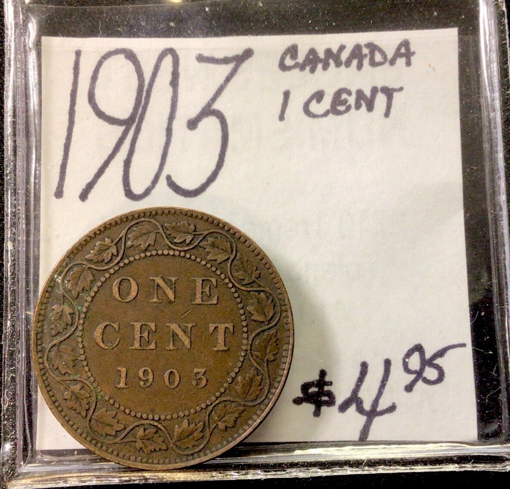 1903 Canadian Large Cent. ENN Coins