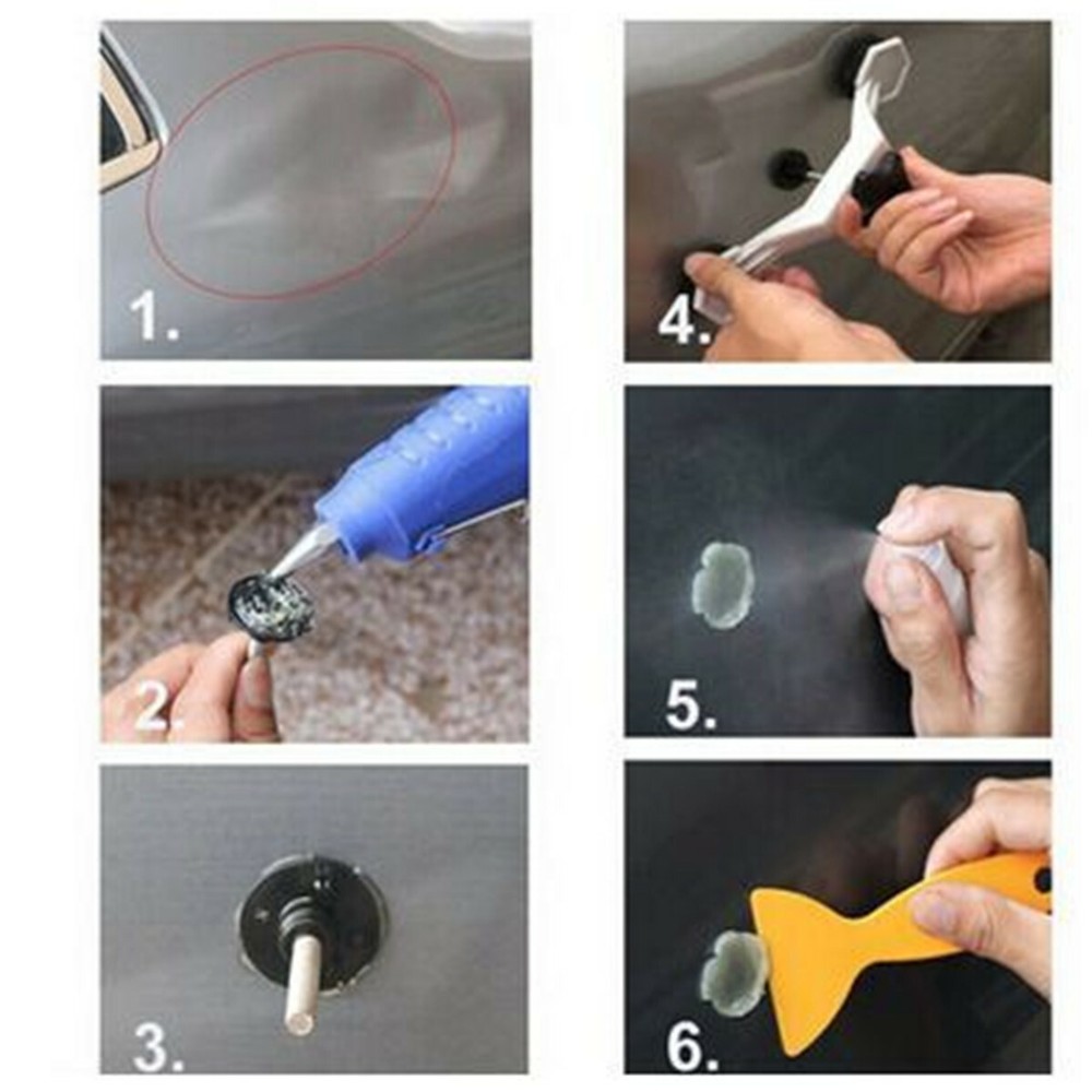 Car Paintless Dent Repair Puller Pulling Bridge Hand Remover Lifter Tabs Tools