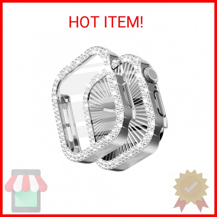 Surace Bling Apple Watch Case with Screen Protector Compatible with Apple Watch