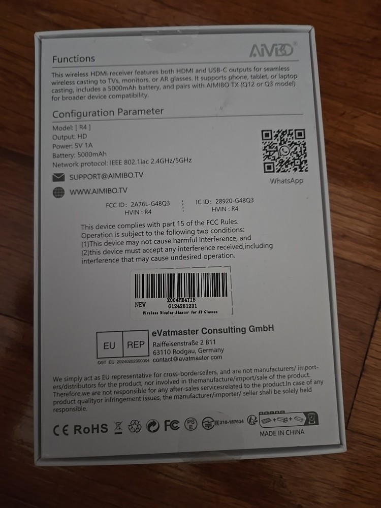 AIMIBO Wireless HDMI Receiver