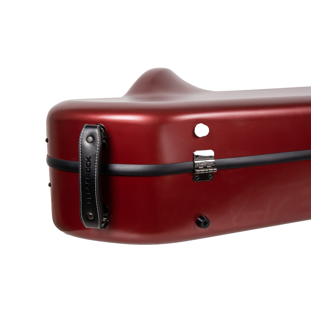 Crossrock Low A Baritone Saxophone Case with Wheels | Polycarbonate Hard Shell