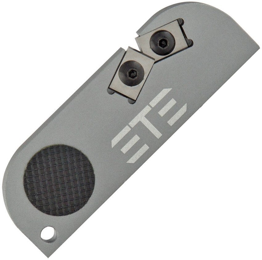 ETE Compact Combat Gray Handle Carbide Knife Sharpener - ETES5005