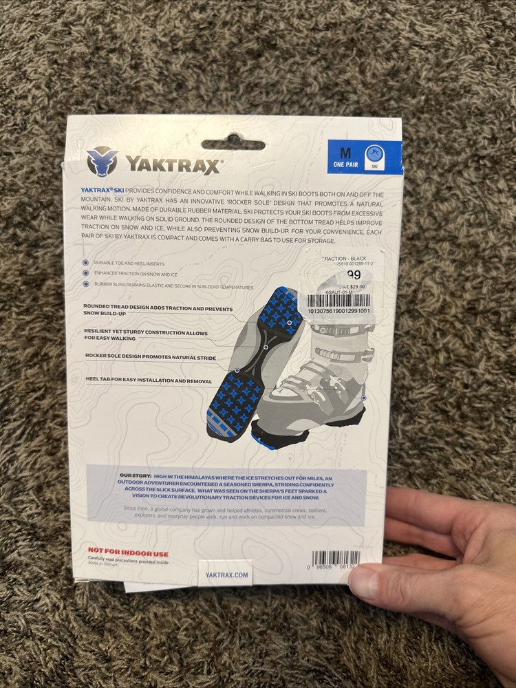 YAKTRAX Ski Boot Sole Protection SKI TRAX Size M Medium