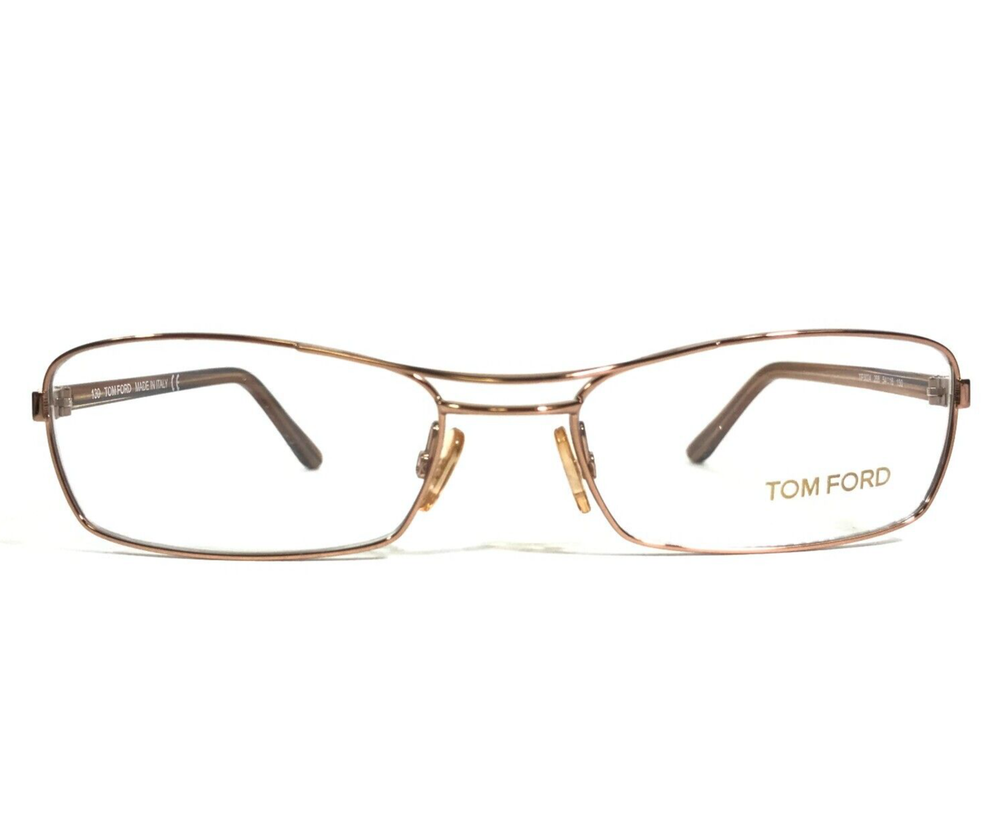 Tom Ford Eyeglasses Frames TF5024 268 Brown Rectangular Full Wire Rim 54-16-130
