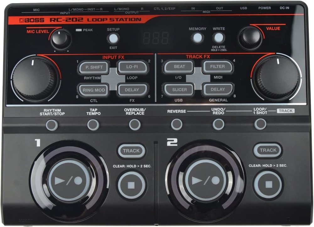 Boss RC-202 Multi Effects DJ Loop Station Looper Sound effect Compact table top