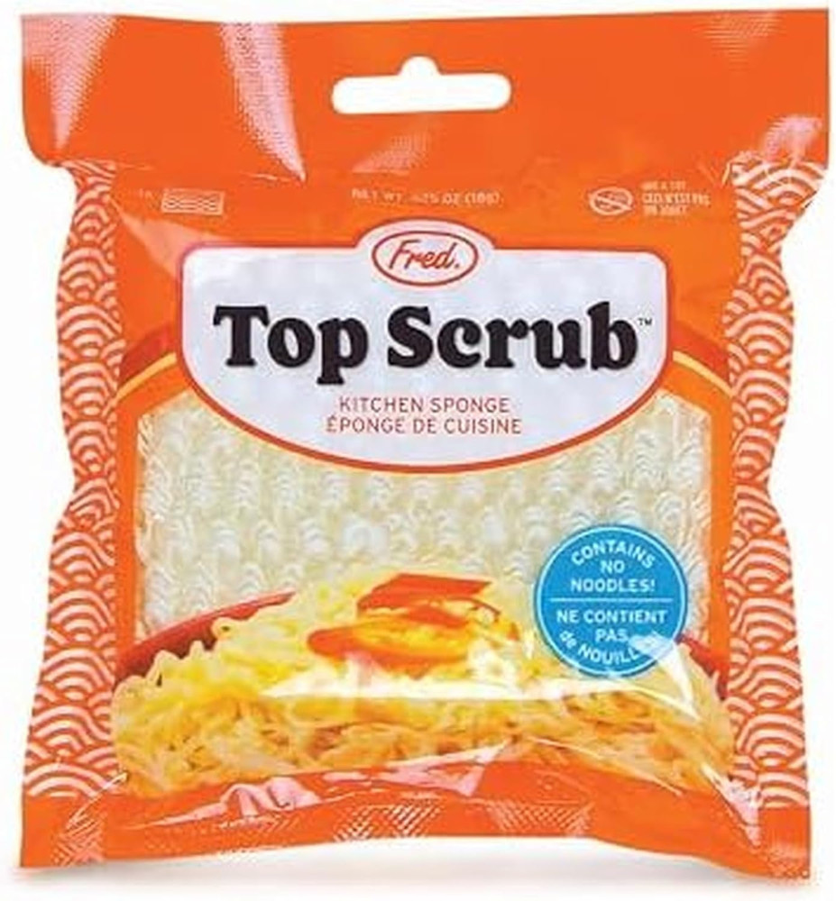 Top Scrub - Ramen Sponge, Multicolored