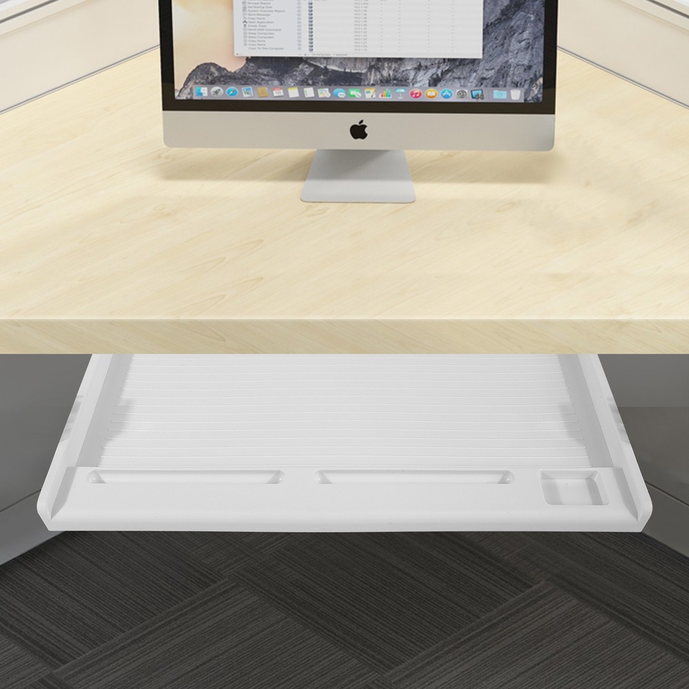 22 x 15 in Pull Out Keyboard Tray Under Desk Computer Drawer Organizer Platform