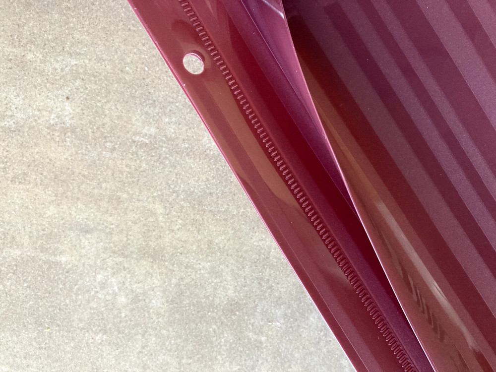 Binder Pocket, Letter-Size, Top-loading, with Closure