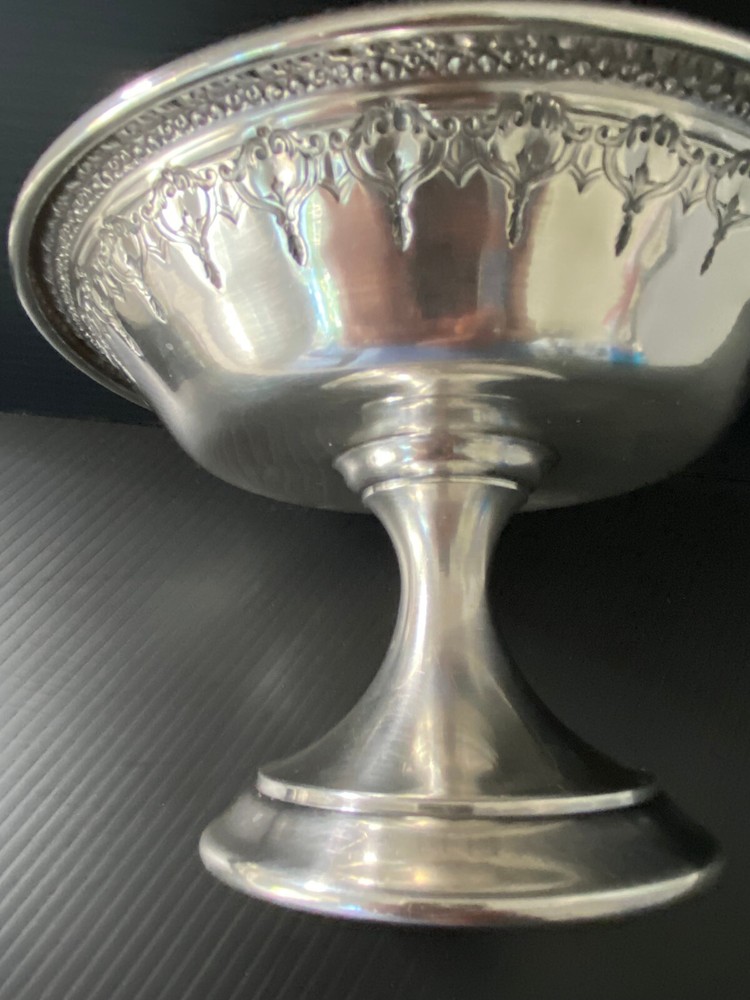 Silver Plate Compote, Candy Dish, With no damage