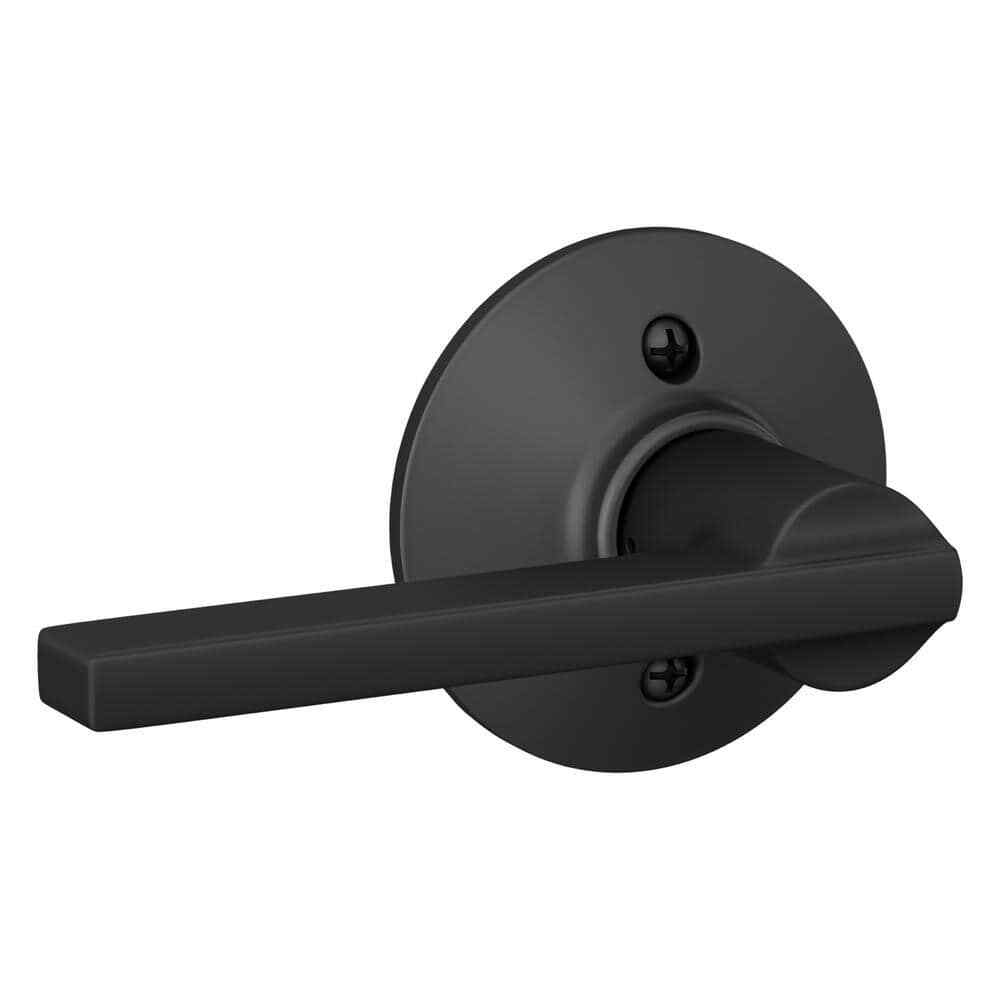 Schlage Latitude Matte Black Dummy Door Handle