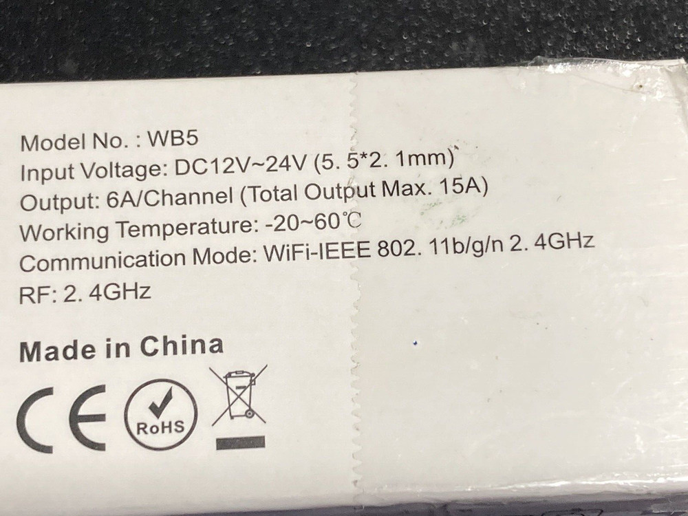 WiFi & BT 5 In 1 LED Strip Controller~Open Box