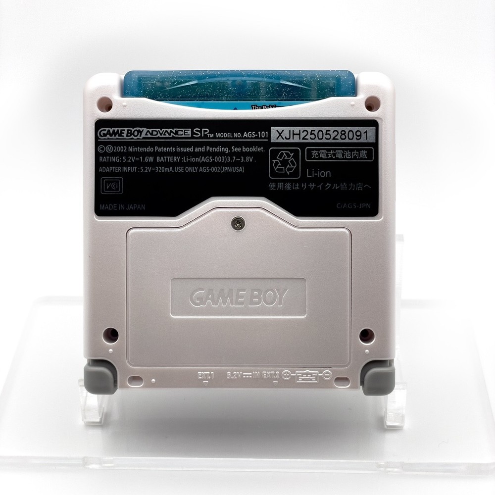 Nintendo Game Boy Advance SP White Silver IPS V5 USB-C Charging Console