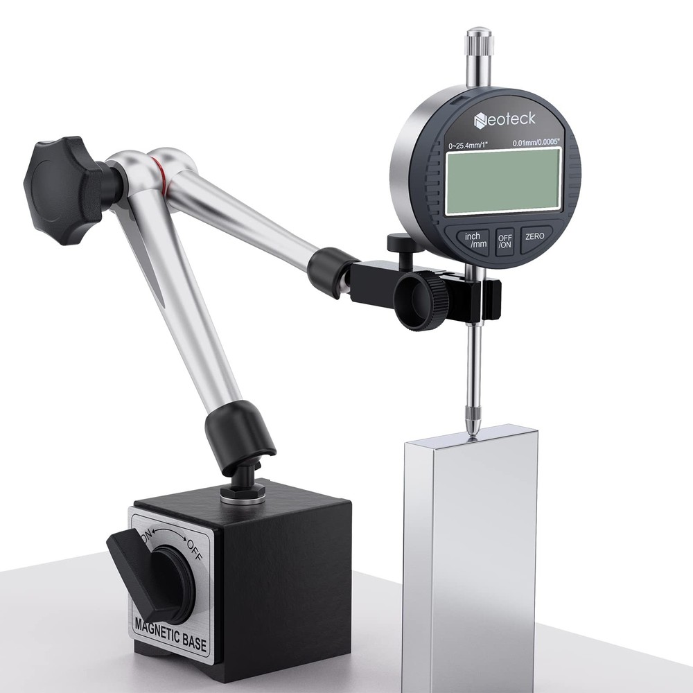 Neoteck 1''/25.4mm | Digital Probe Indicator-Silver+Black