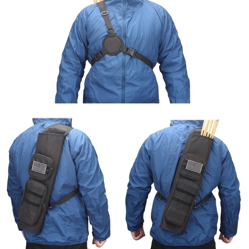 Molle Quiver Adjustable Tactical Archery Storage Carrying System Hunting New