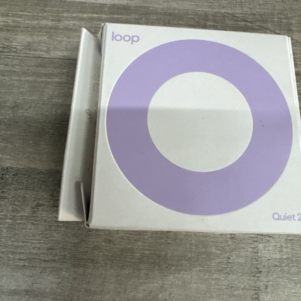 Loop Quiet 2 Earplugs for Noise Reduction 14dB Color: Violet C3 Open box
