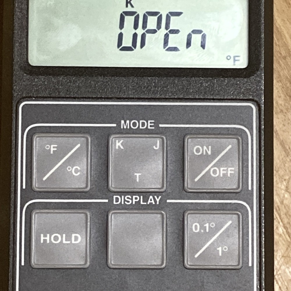 Vtg Omega HH21 Microprocessor Thermometer Works But Untested No Probe